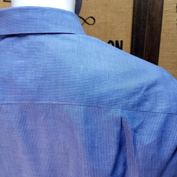 Ermenegildo Zegna Dress Shirt, French Cuffs, 16 1/2 - Picture 8 of 12